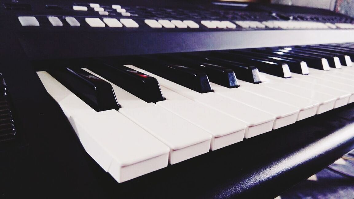 LOW ANGLE VIEW OF PIANO