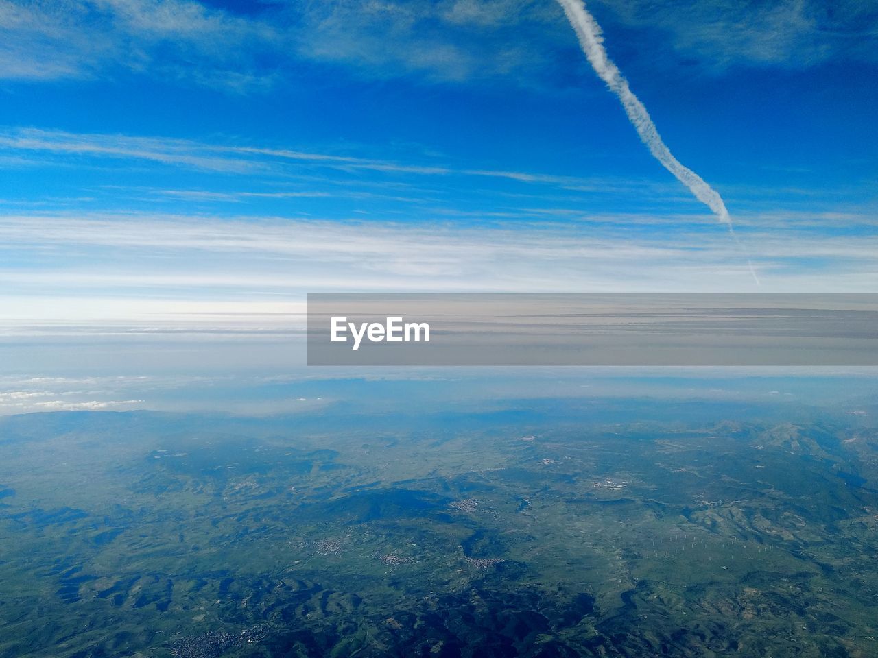 Aerial view of landscape against sky