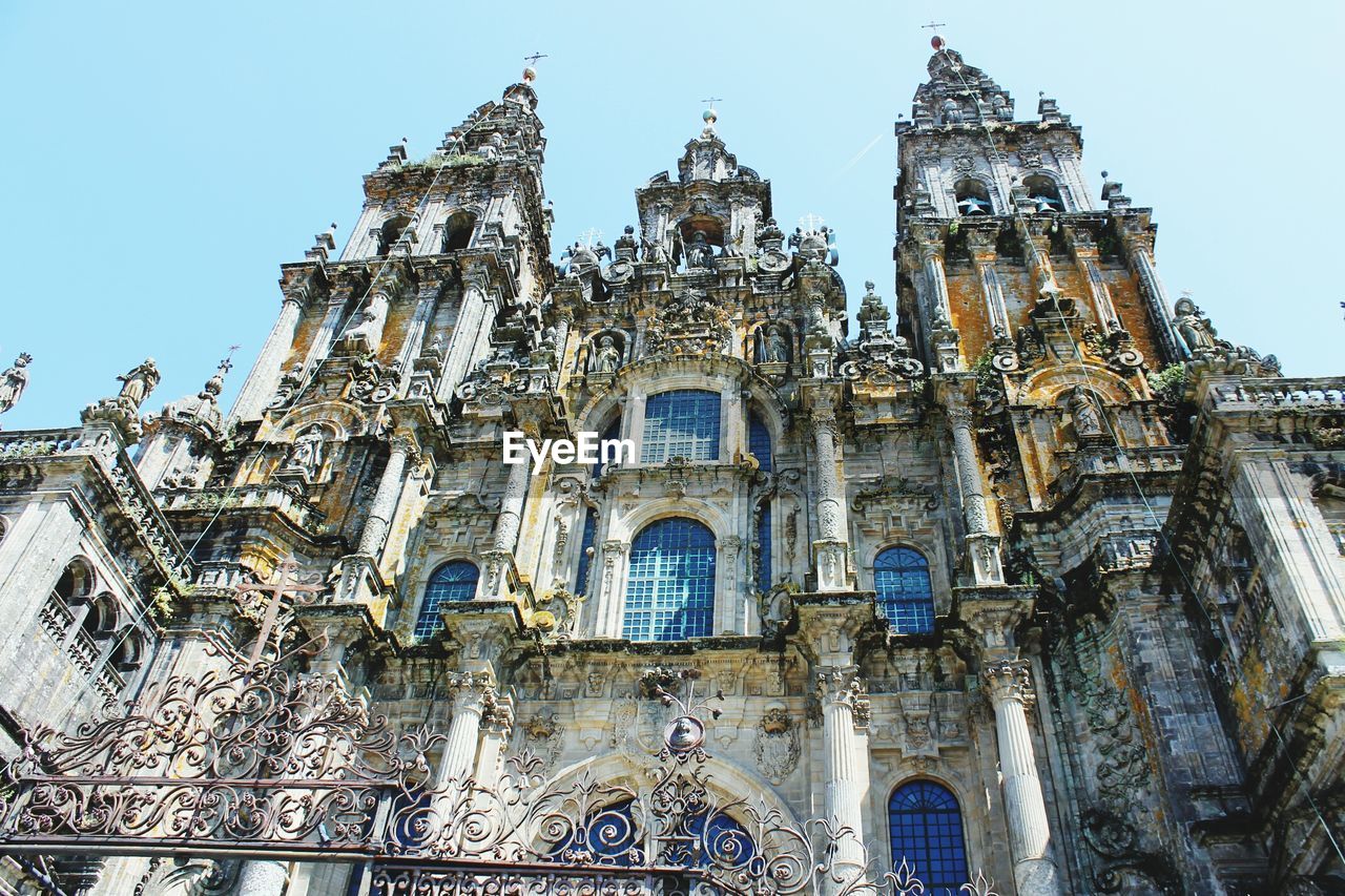 LOW ANGLE VIEW OF CHURCH WITH CHURCH