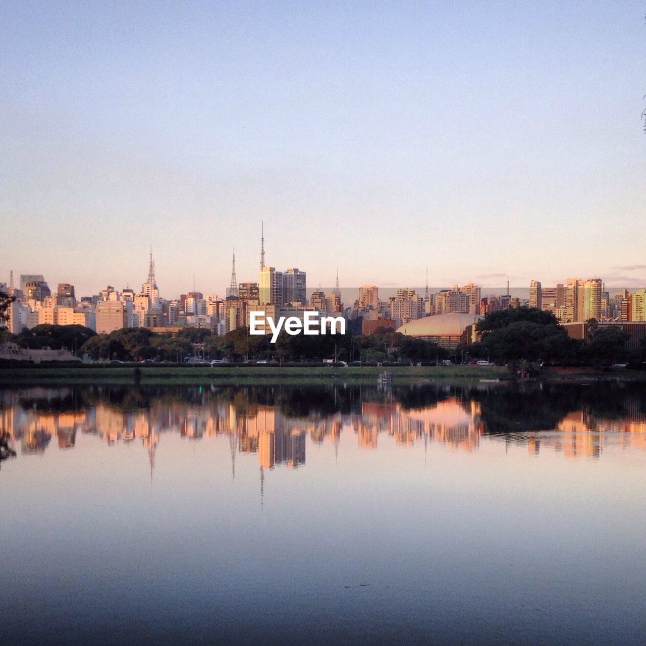 River with buildings in background