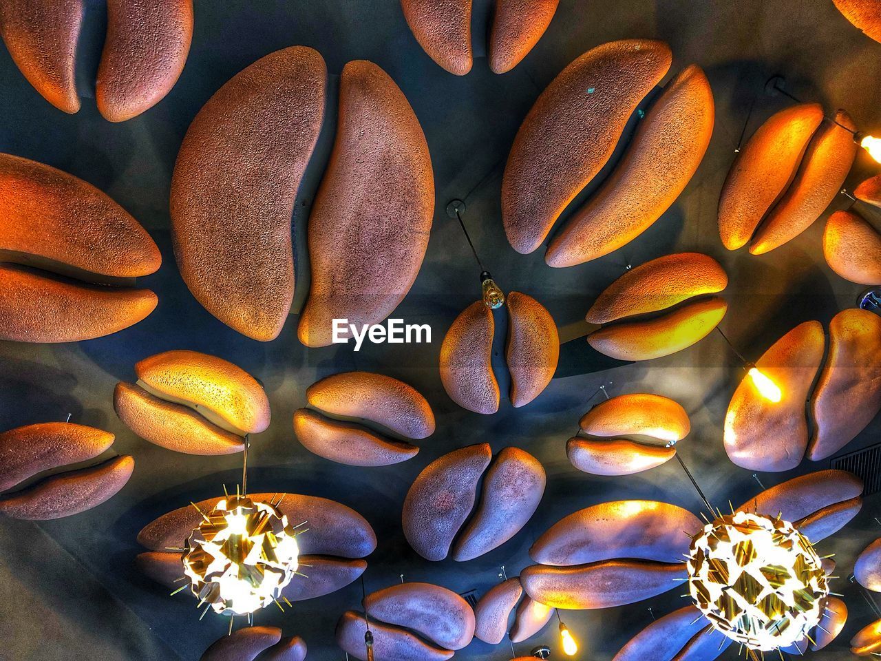 FULL FRAME SHOT OF FRUITS AND PEBBLES