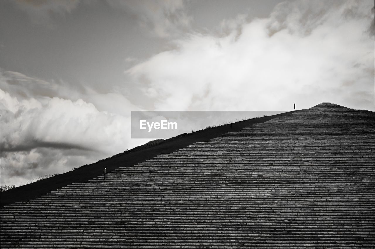 LOW ANGLE VIEW OF BUILDING ROOF AGAINST SKY