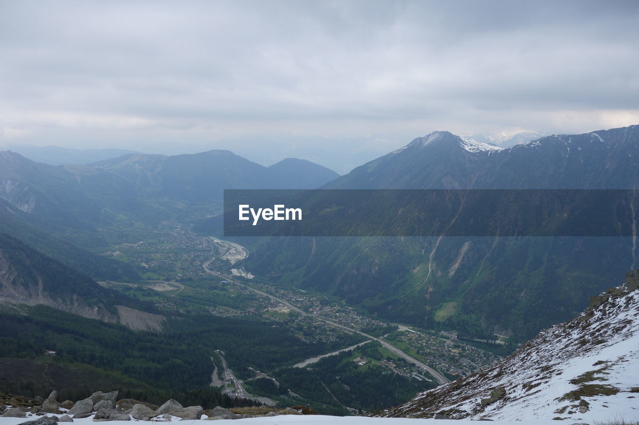 SCENIC VIEW OF MOUNTAIN RANGE AGAINST SKY