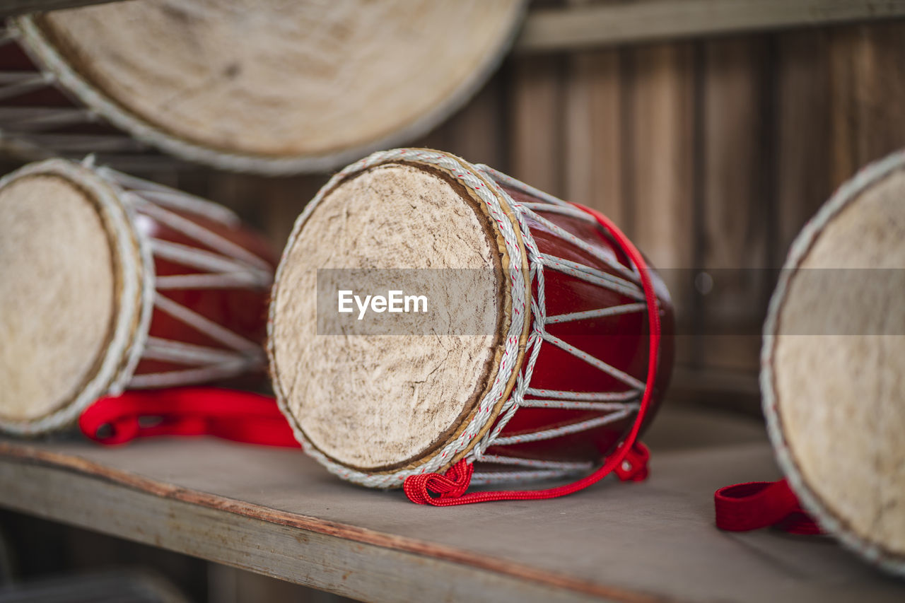 Making drums in northern thailand