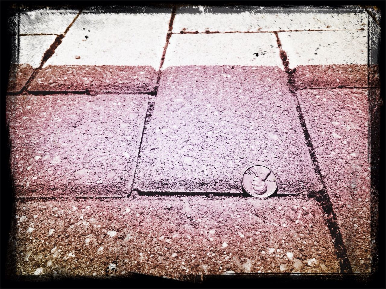 Coin on street