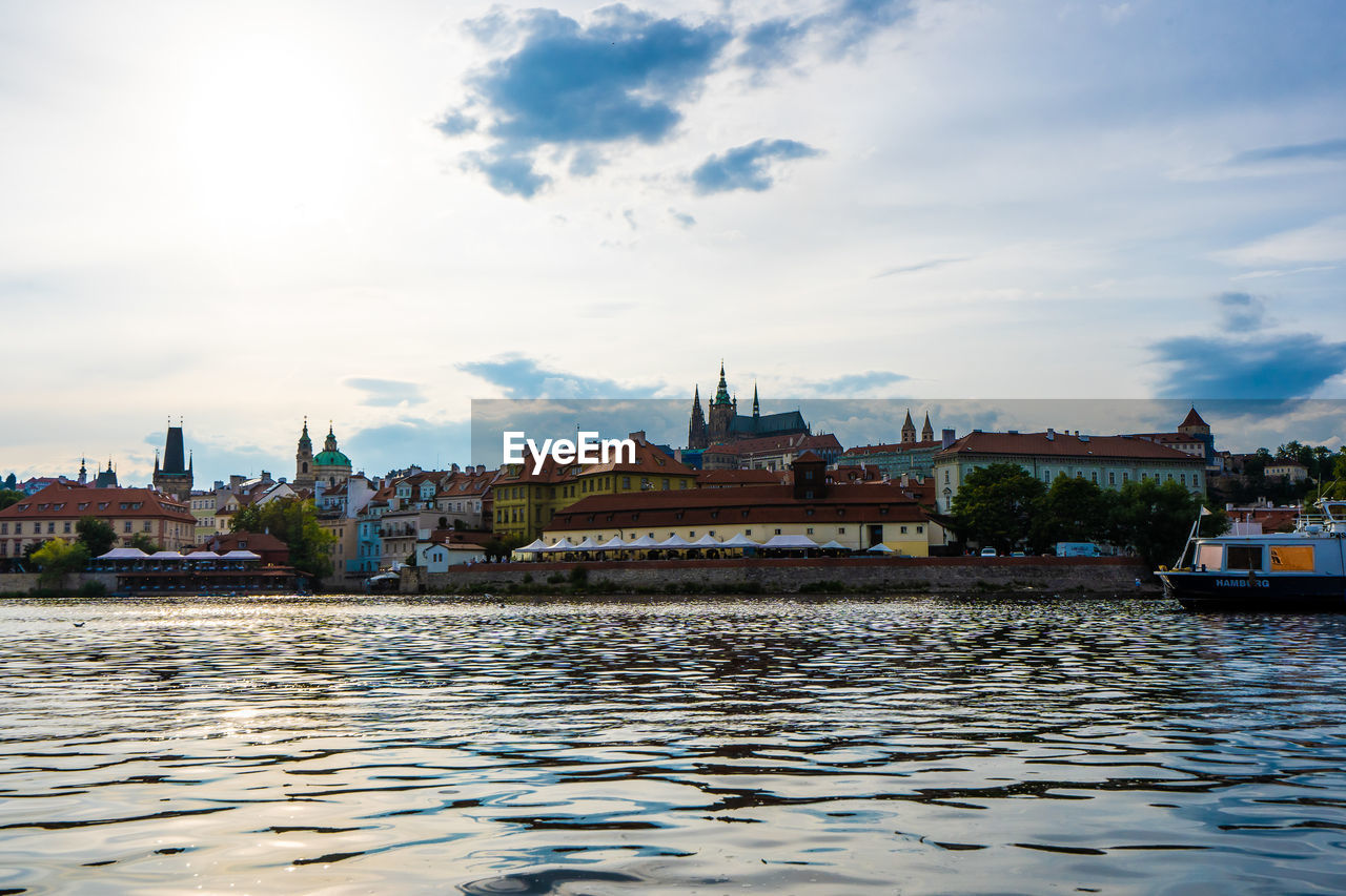 River with buildings in background