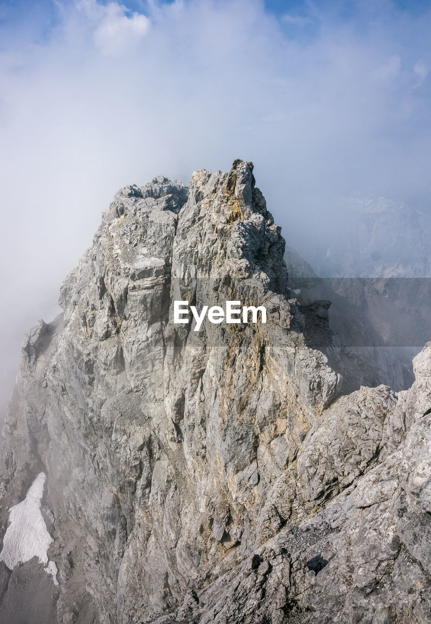 ROCK FORMATIONS AGAINST SKY