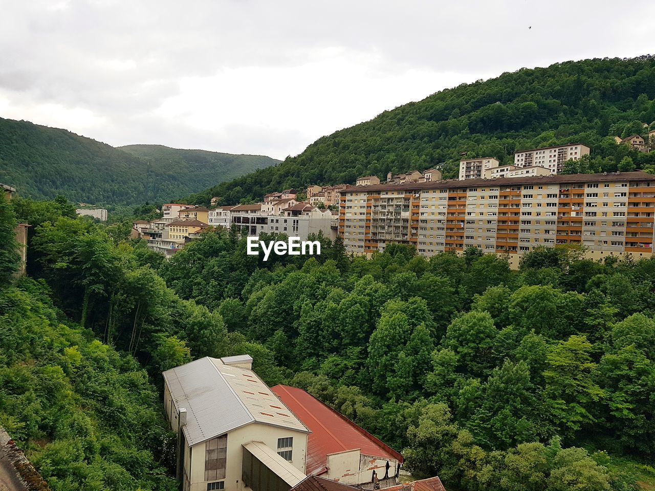 RESIDENTIAL BUILDINGS AGAINST SKY