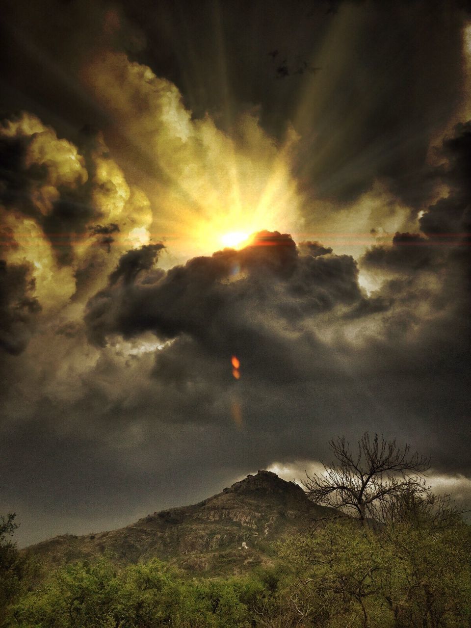 LANDSCAPE AGAINST SKY DURING SUNSET