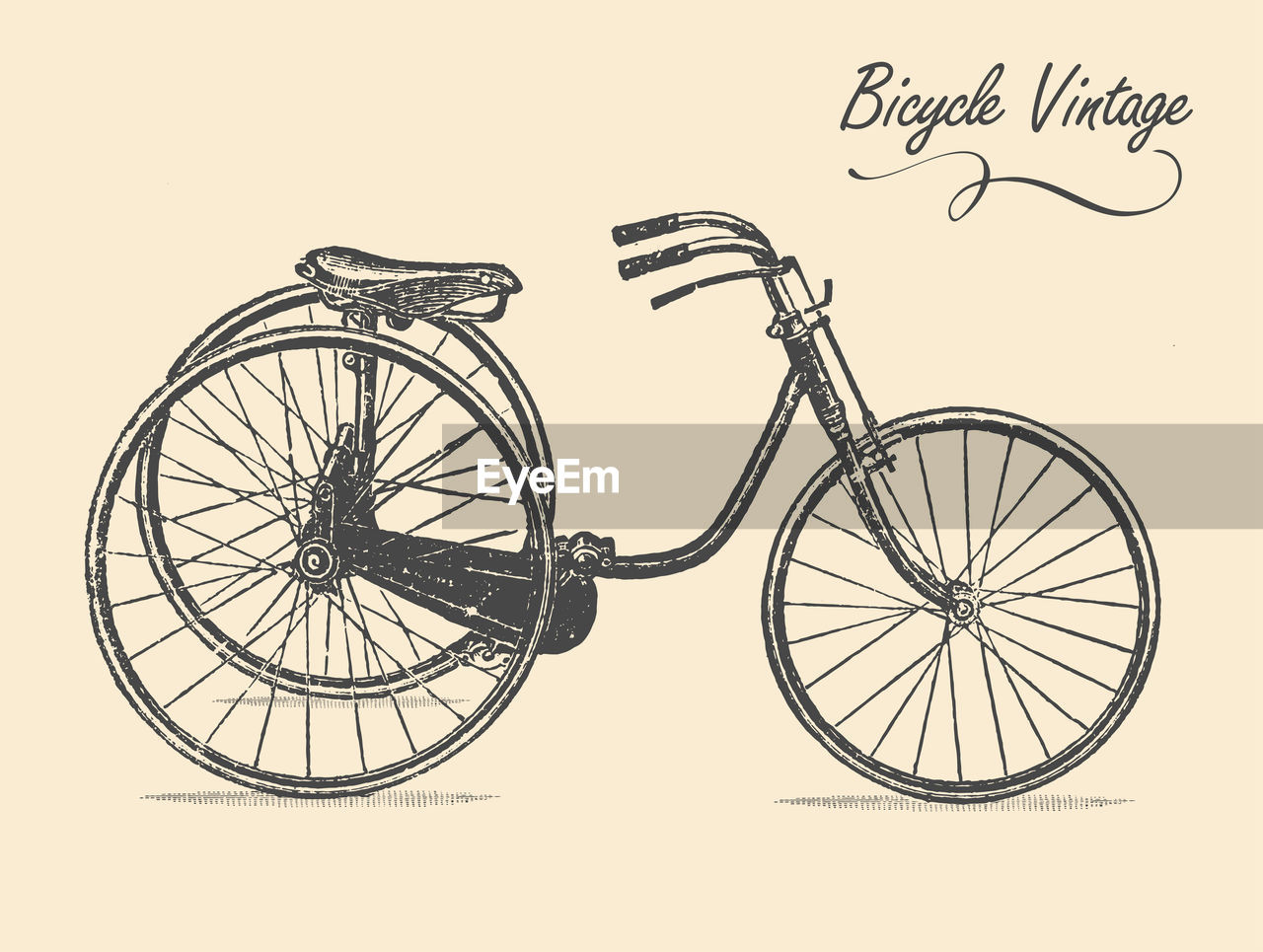 bicycle, transportation, sketch, wheel, vehicle, mode of transportation, bicycle wheel, no people, drawing, land vehicle, activity, font