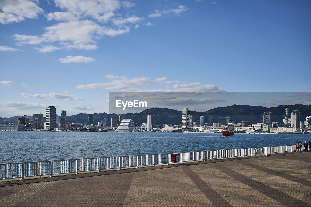 View of city at waterfront