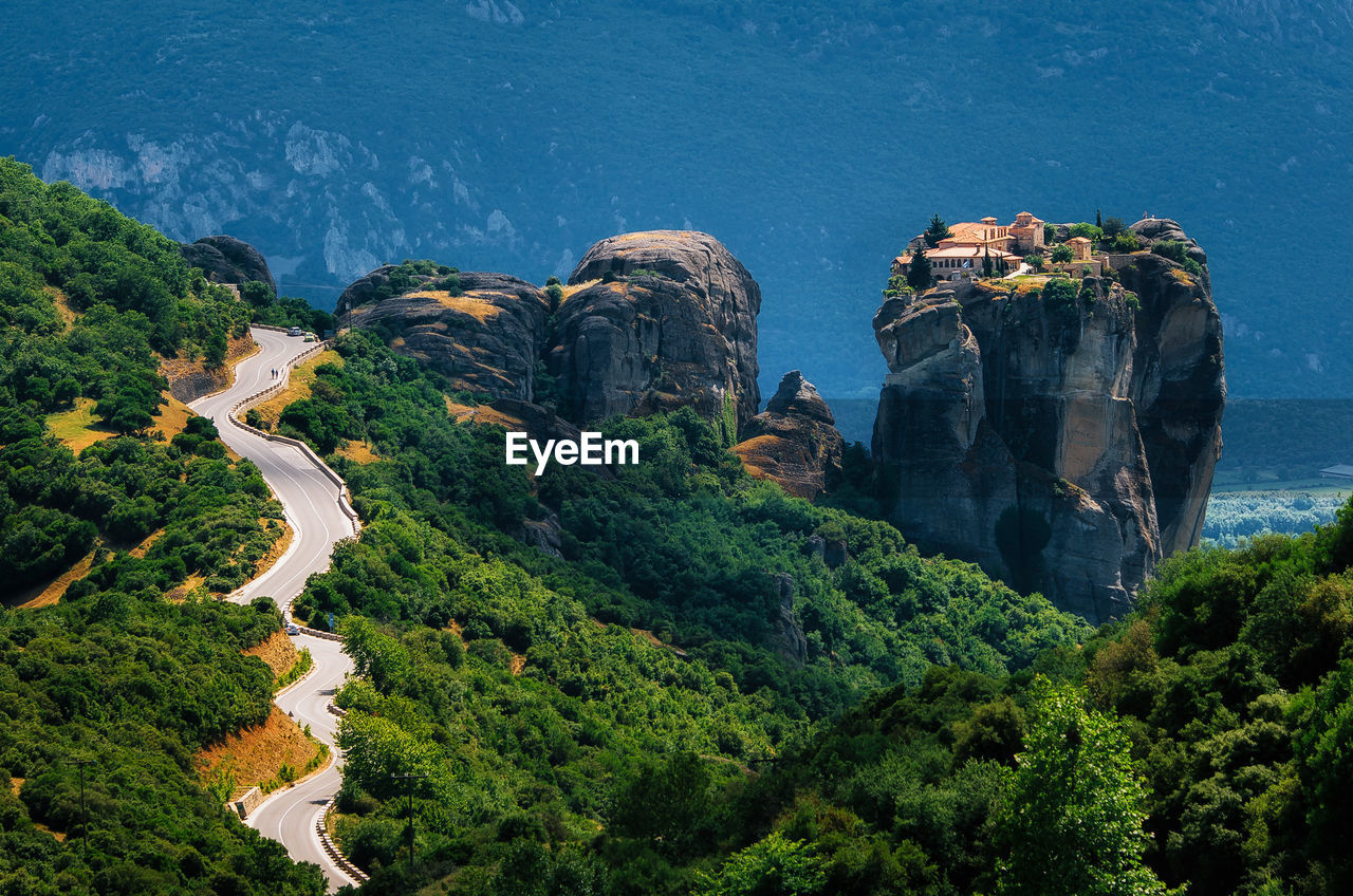 Monastery of holy trinity on meteora