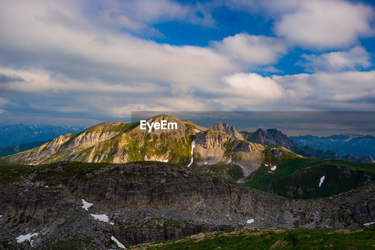 SCENIC VIEW OF MOUNTAIN AGAINST SKY