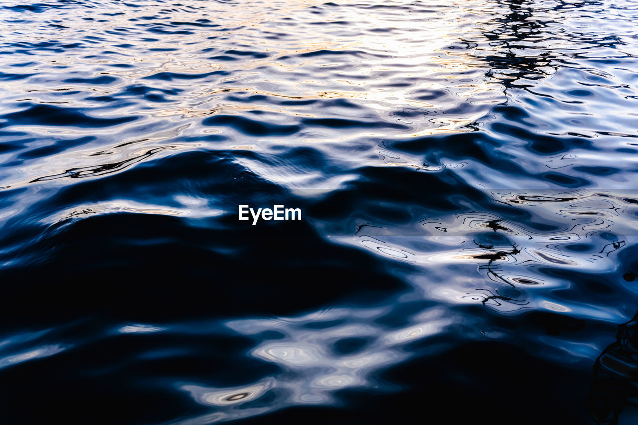 Full frame shot of rippled water