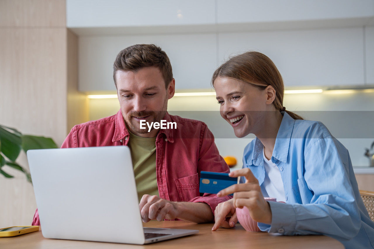 business colleagues working at desk in office