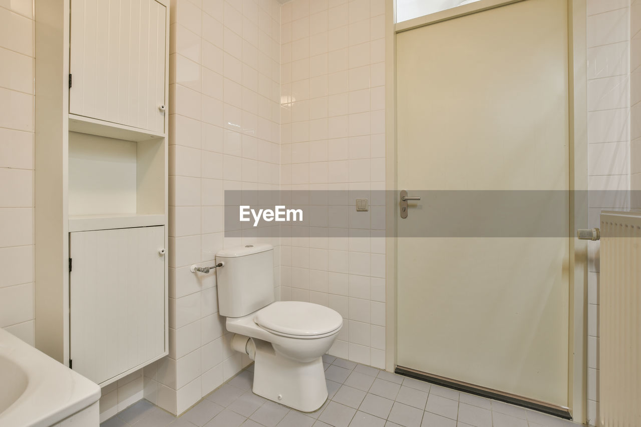 interior of bathroom at home