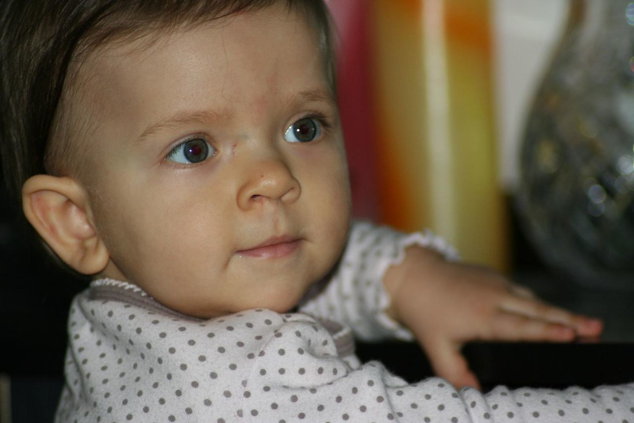 CLOSE-UP PORTRAIT OF CUTE BABY BOY