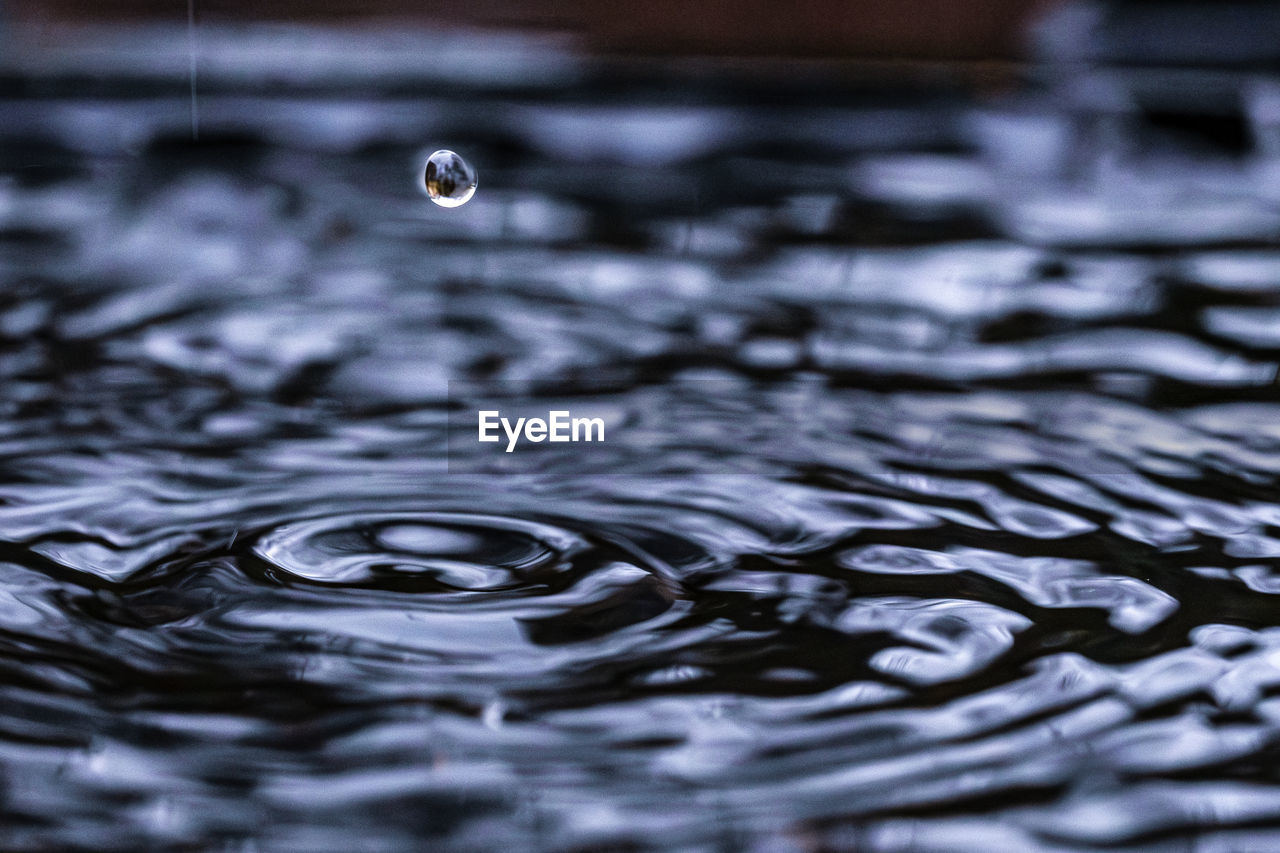 detail shot of water