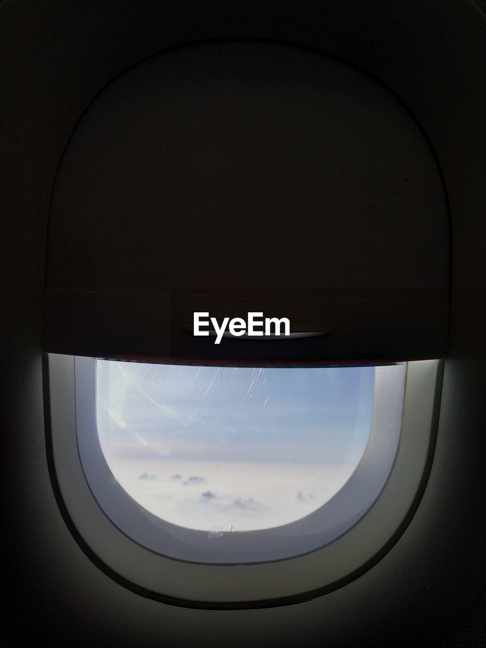 VIEW OF AIRPLANE WINDOW