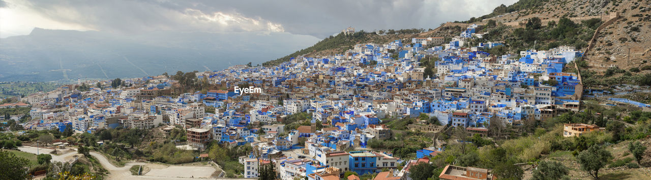 Panorama of chefchaouene 