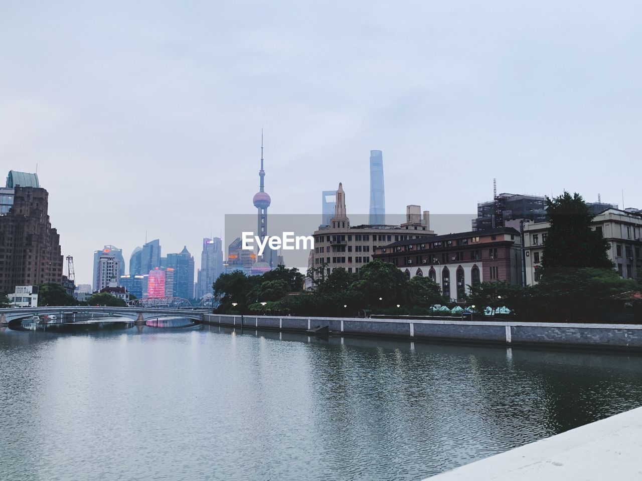 River with buildings in background