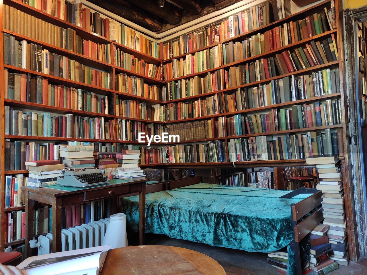 INTERIOR OF LIBRARY