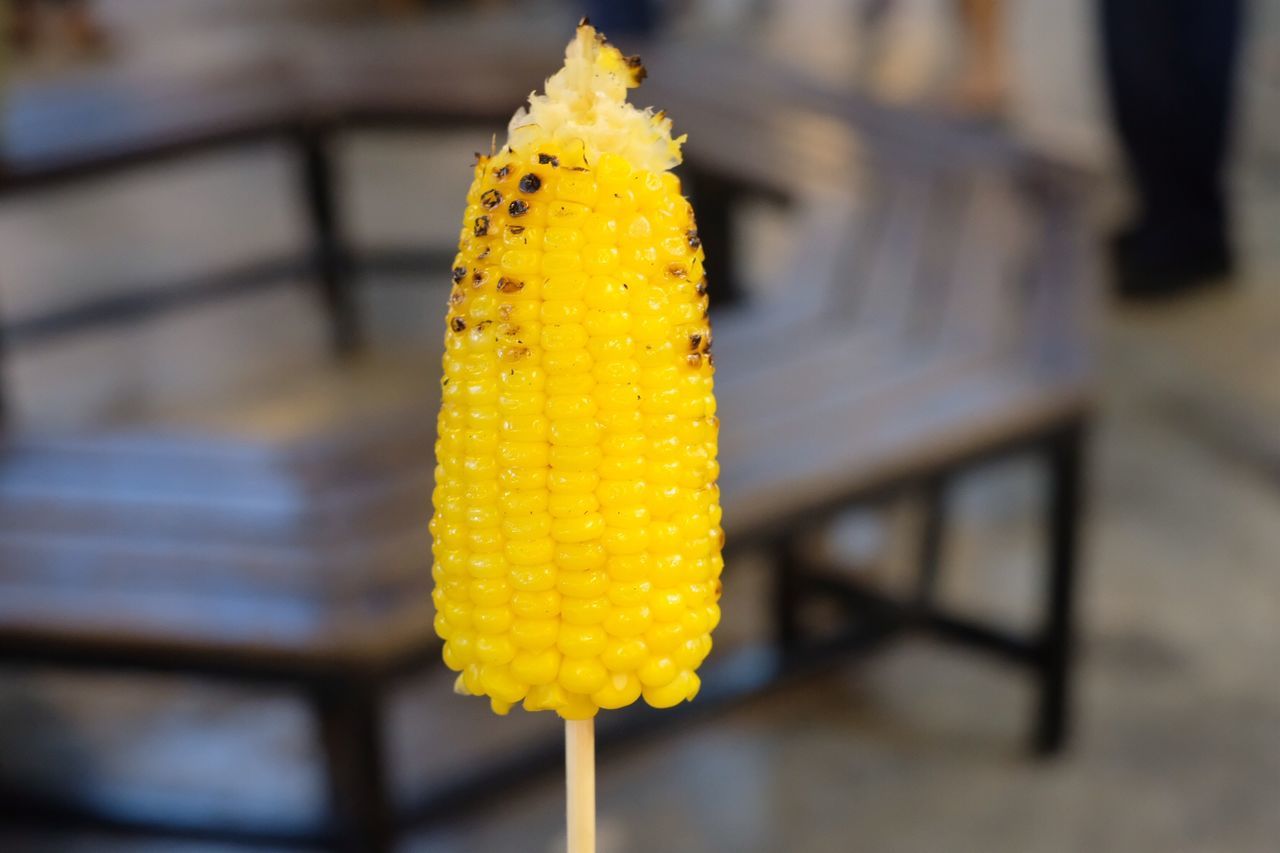 Close-up of roasted corn