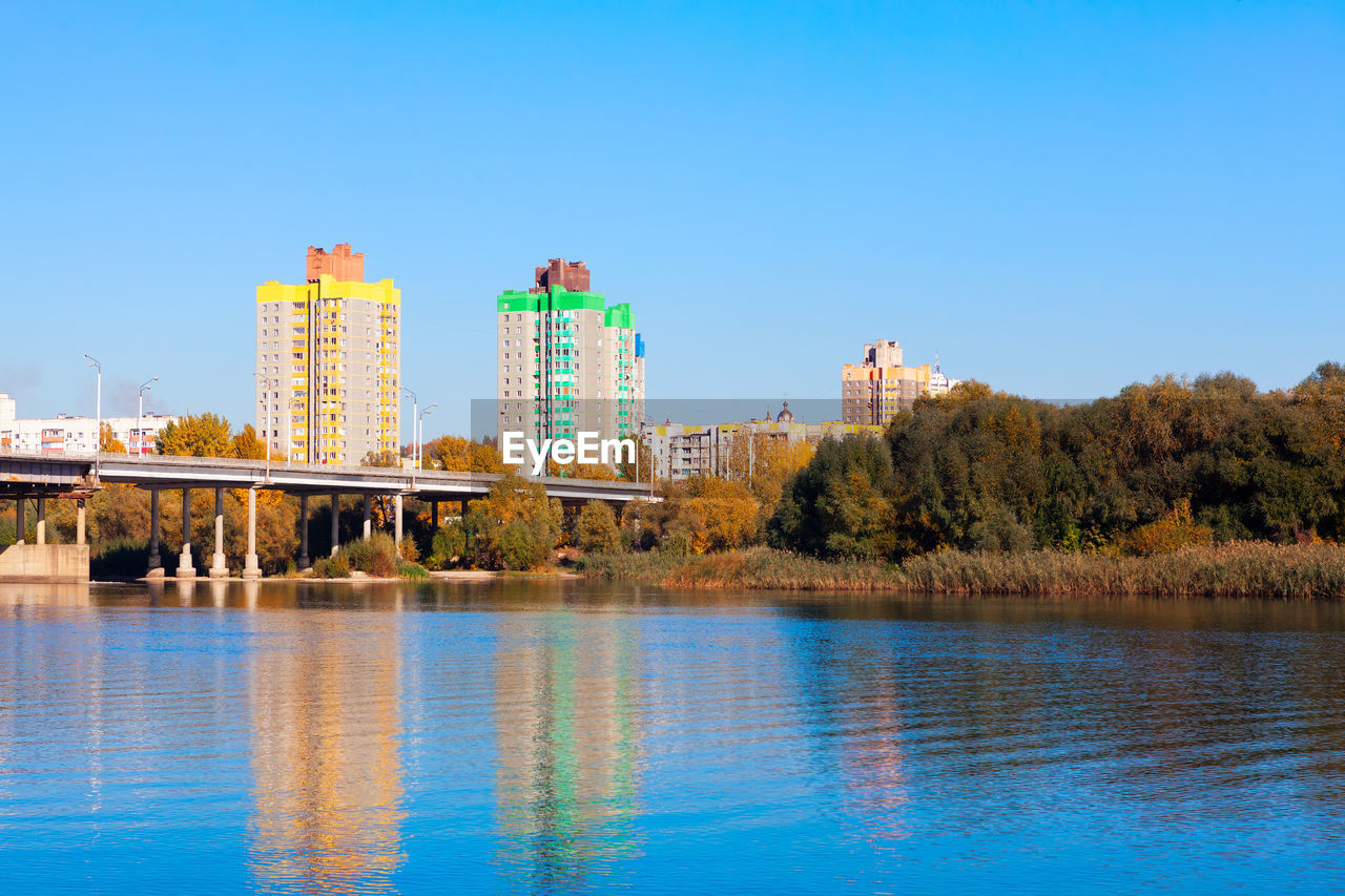 Riverside city scenery . rybnitsa is a town in transnistria in moldova