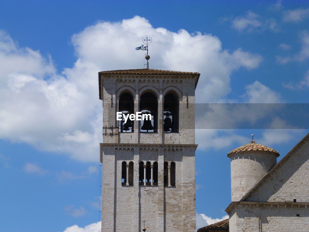 Low angle view of building against sky