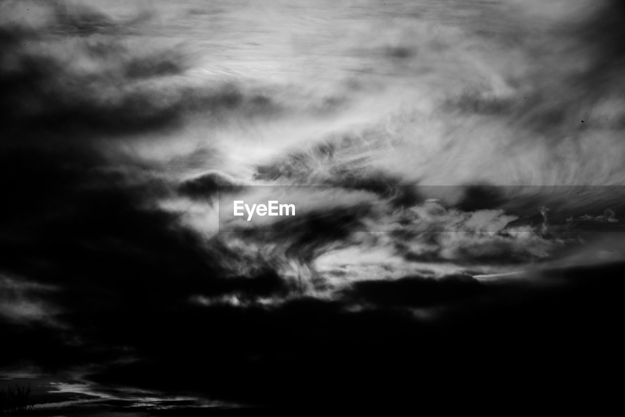 LOW ANGLE VIEW OF STORM CLOUDS