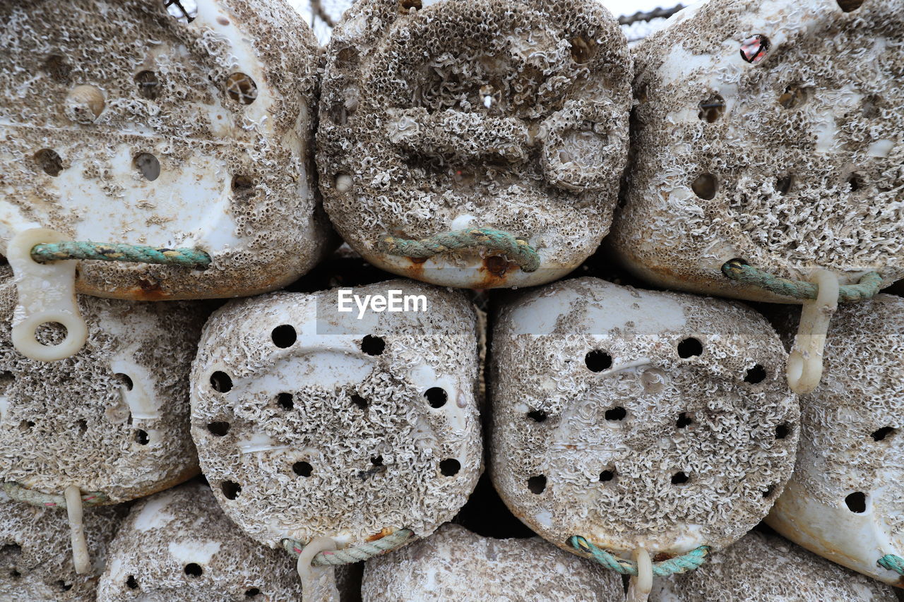 Full frame shot of stones