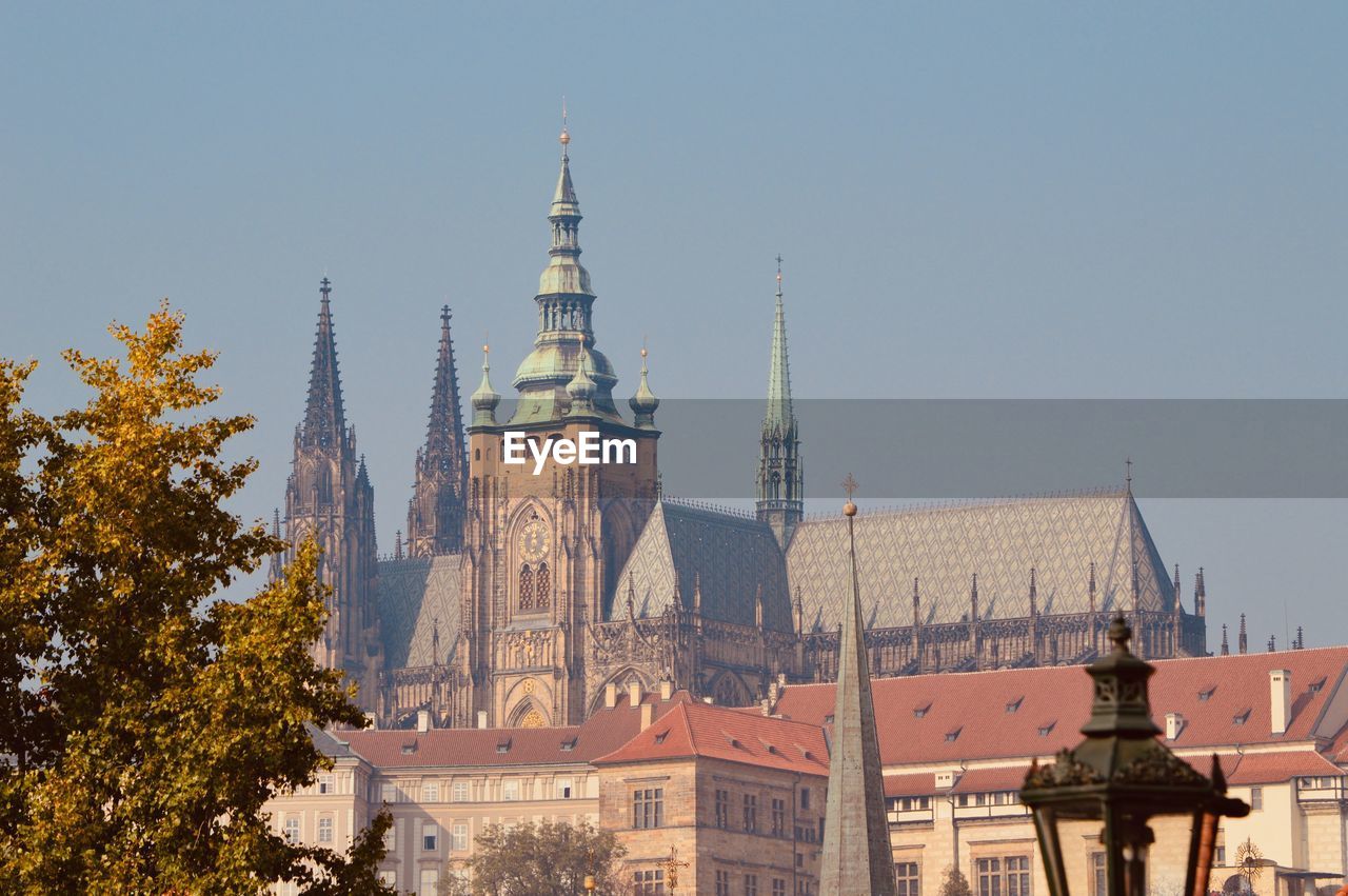 Prague castle on an autumn day, prague