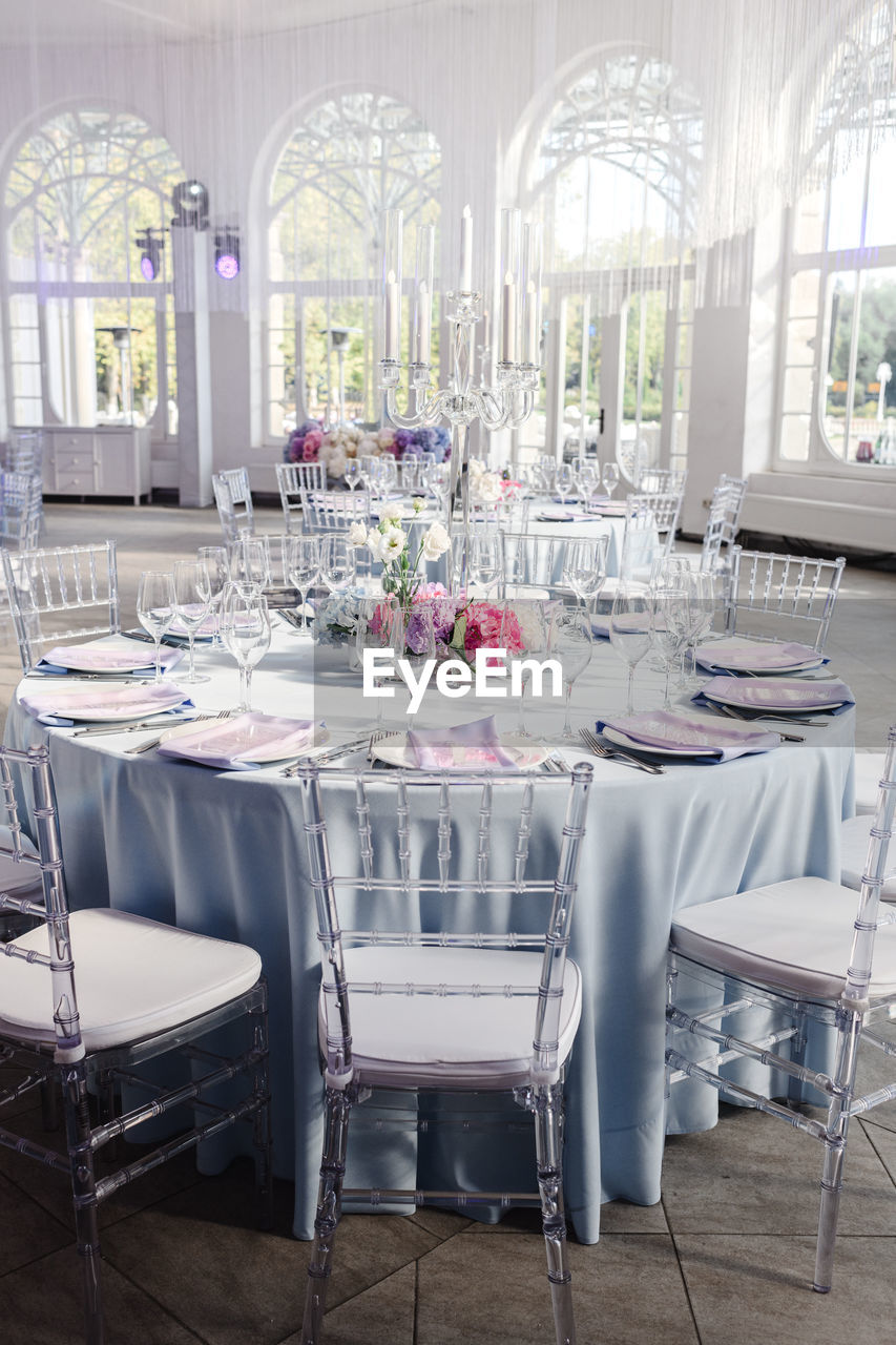  chairs and tables in restaurant