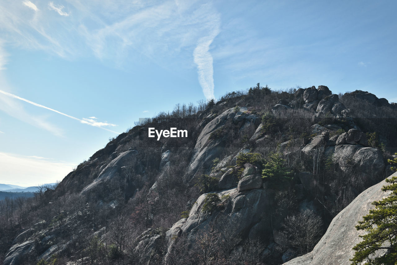 SCENIC VIEW OF ROCK FORMATION AGAINST SKY