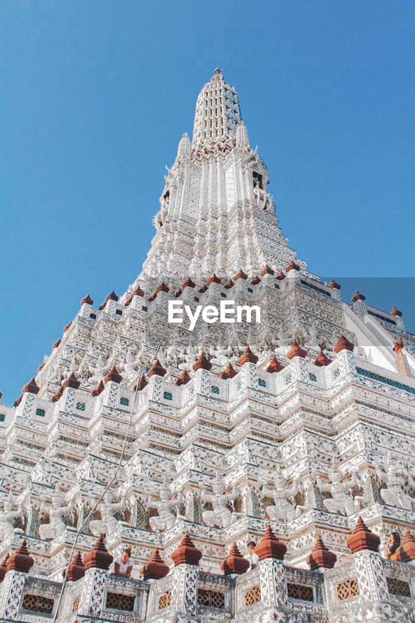 LOW ANGLE VIEW OF TEMPLE AGAINST CLEAR SKY