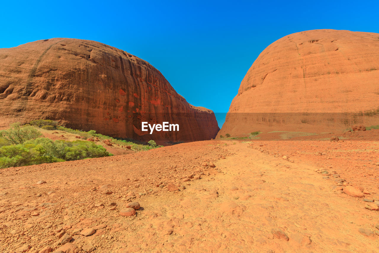 ROCK FORMATIONS IN DESERT