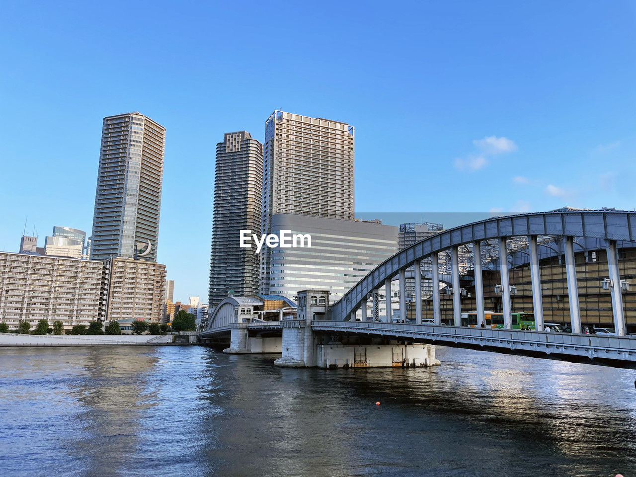 Chuo's iconic bridges and waterways, tokyo, japan