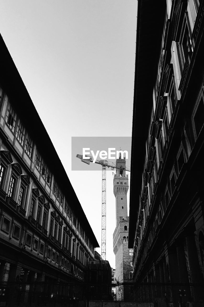 Low angle view of buildings against sky