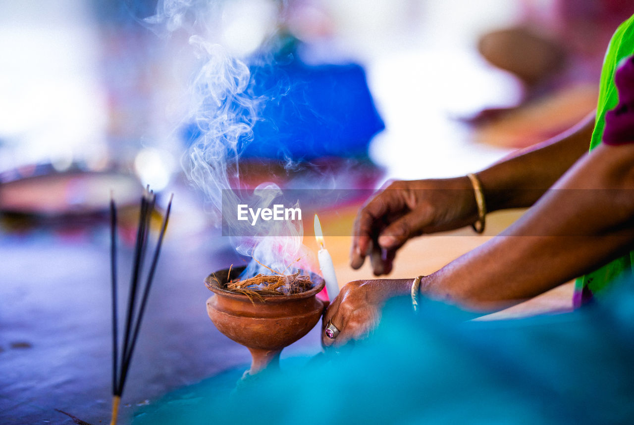 This is the part one of indian the hindu wedding rituals. close-up.