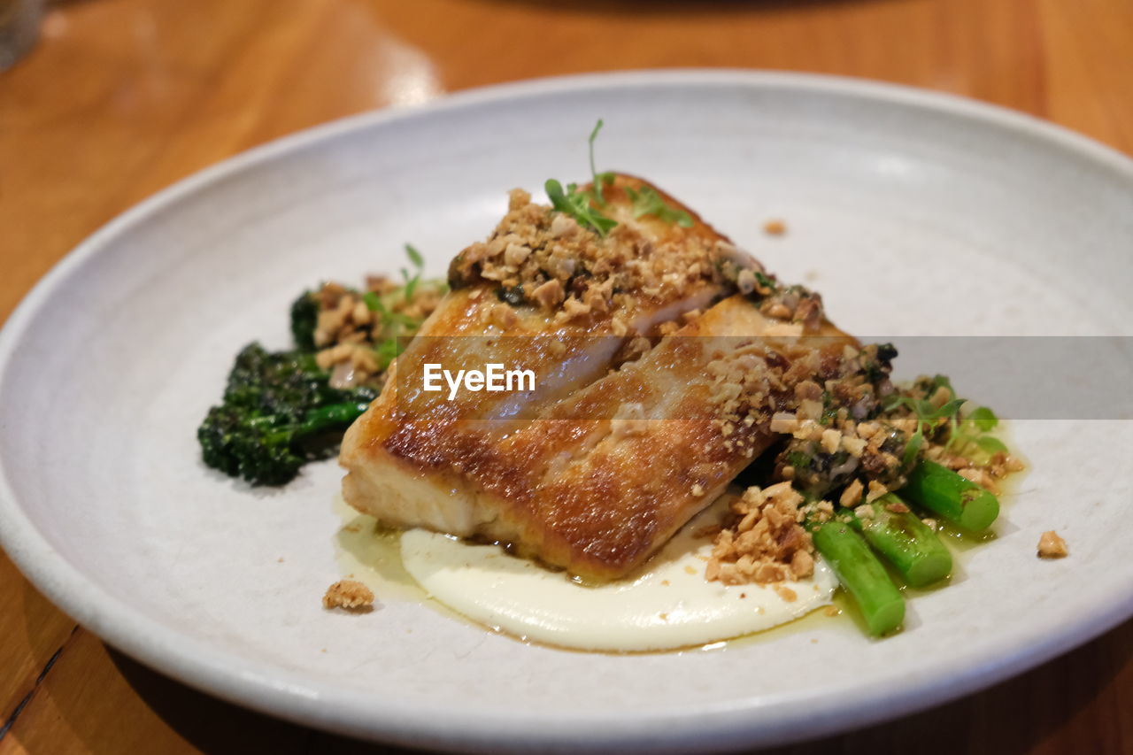 Close-up of food in plate