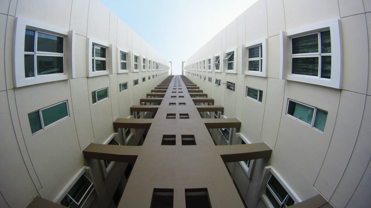 Low angle view of building facade