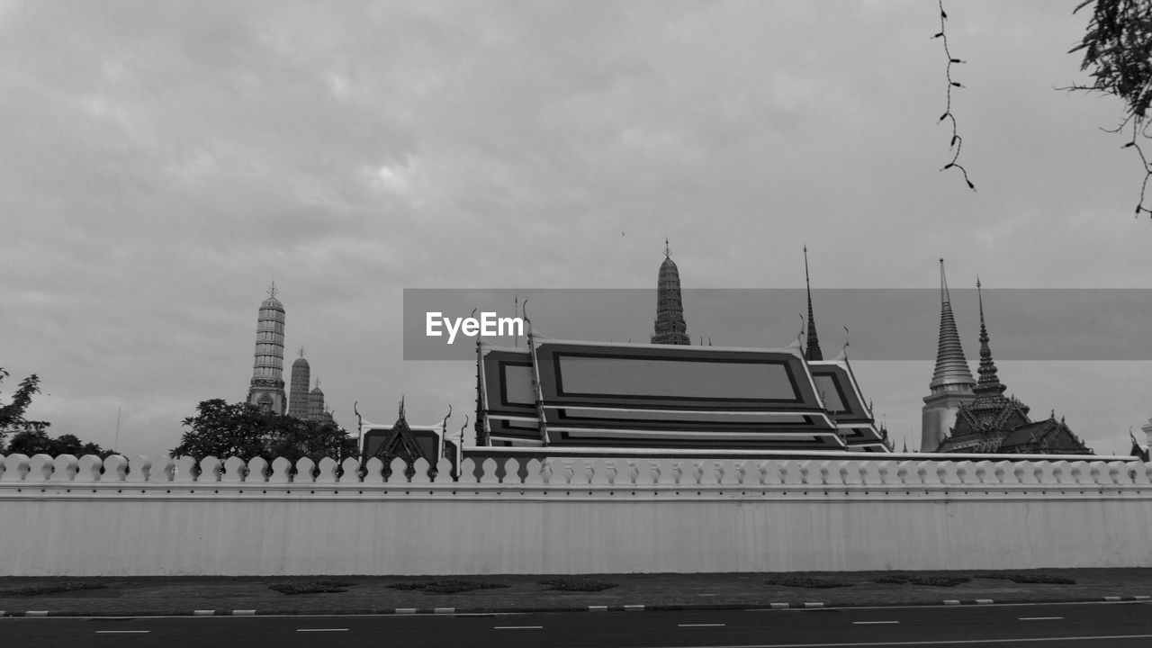 View of temple against sky