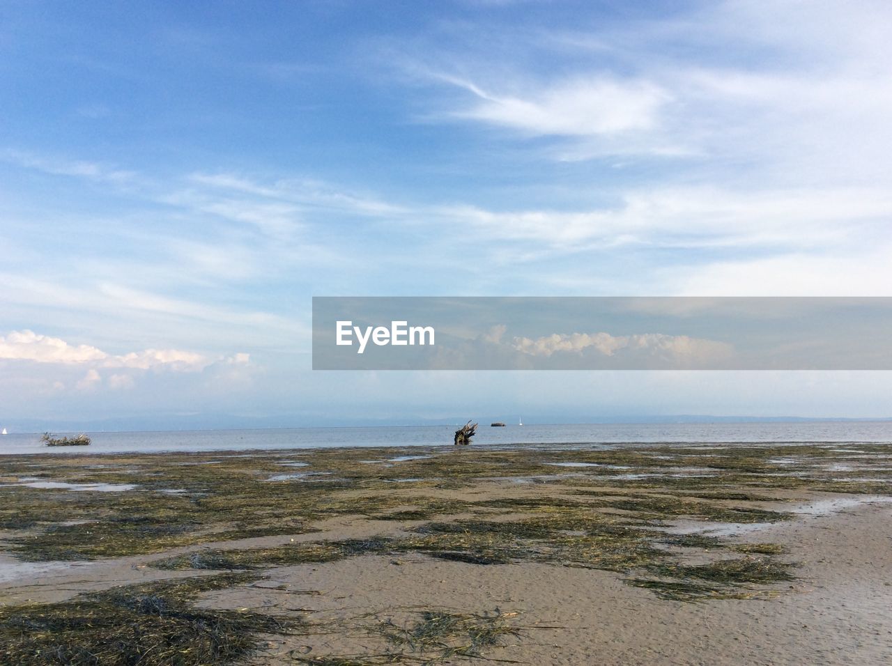 SCENIC VIEW OF BEACH BY SEA AGAINST SKY