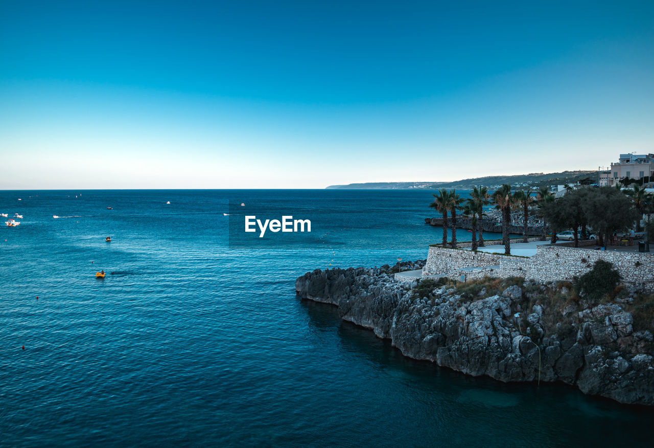 View on the sea in puglia