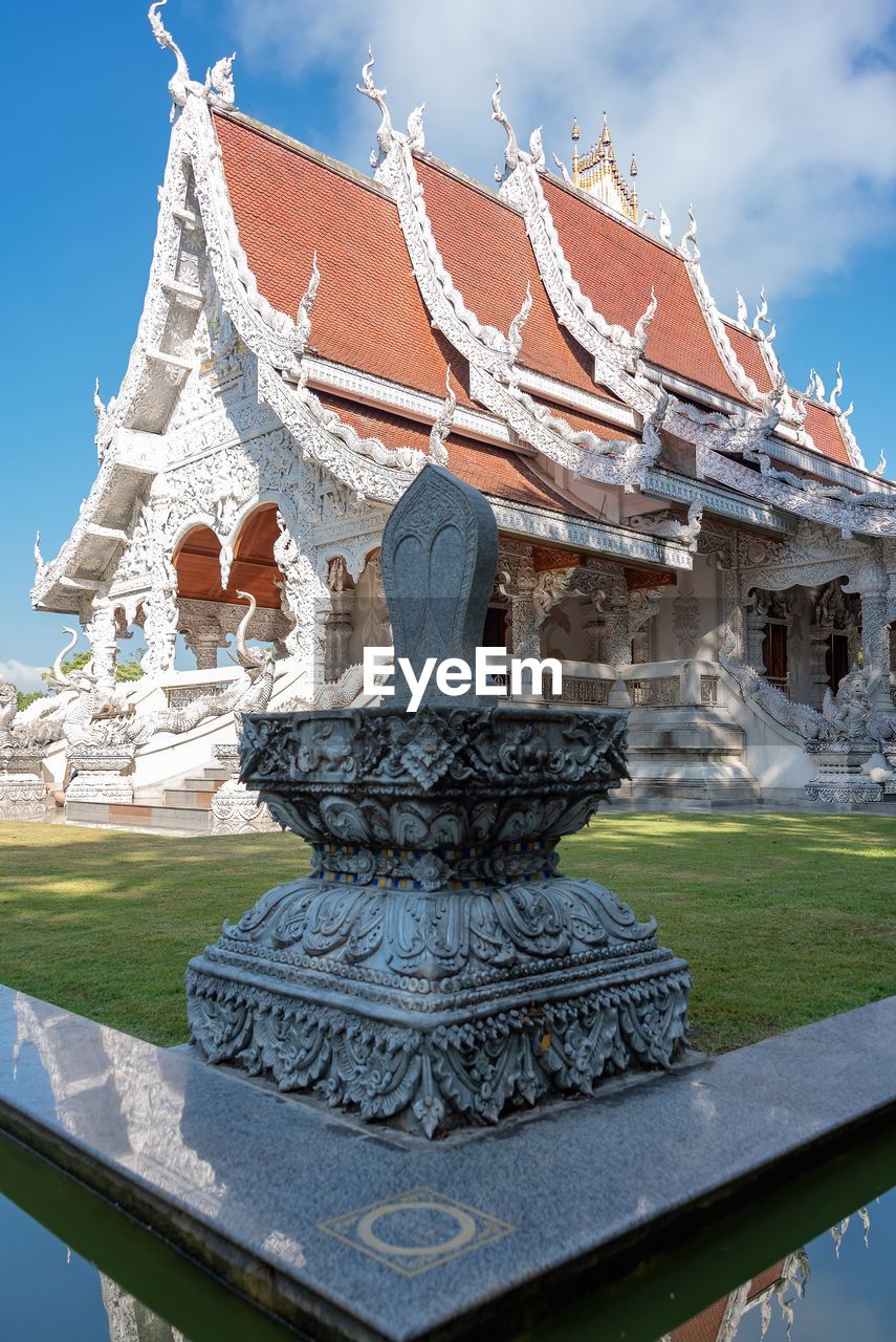 Low angle view of buddhist temple 