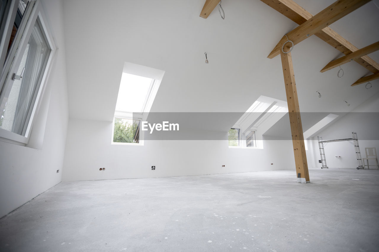 interior of abandoned house