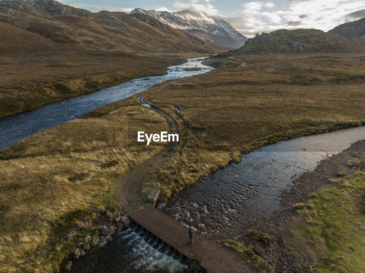 Gruinard river hike, scotland with dji mavic 3 drone