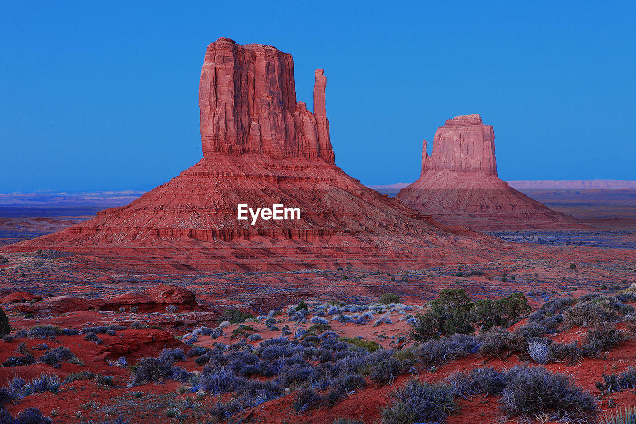 ROCK FORMATIONS ON LANDSCAPE