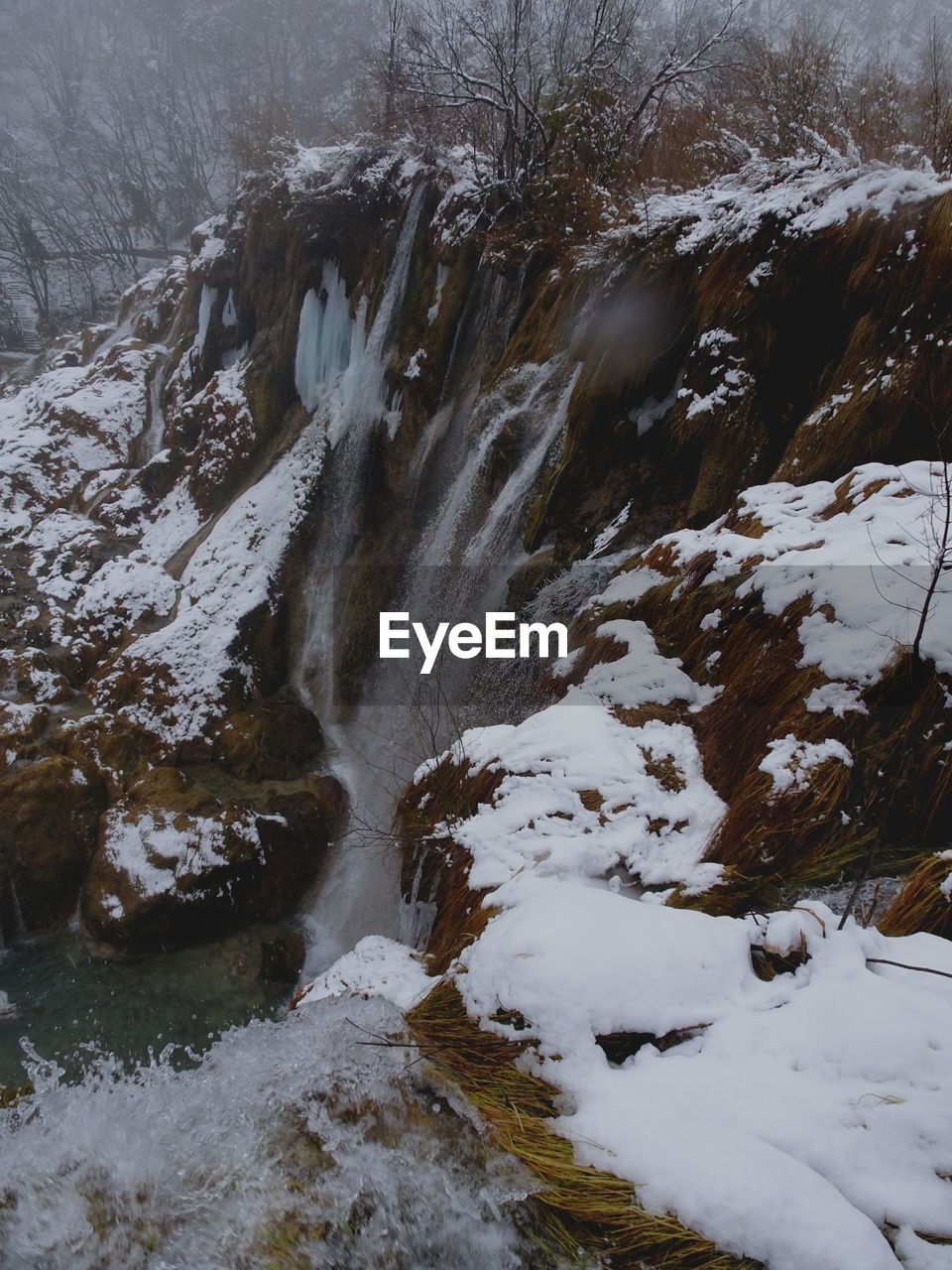 CLOSE-UP OF SNOW COVERED LANDSCAPE