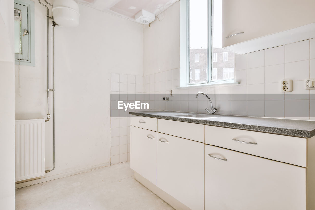 interior of bathroom at home